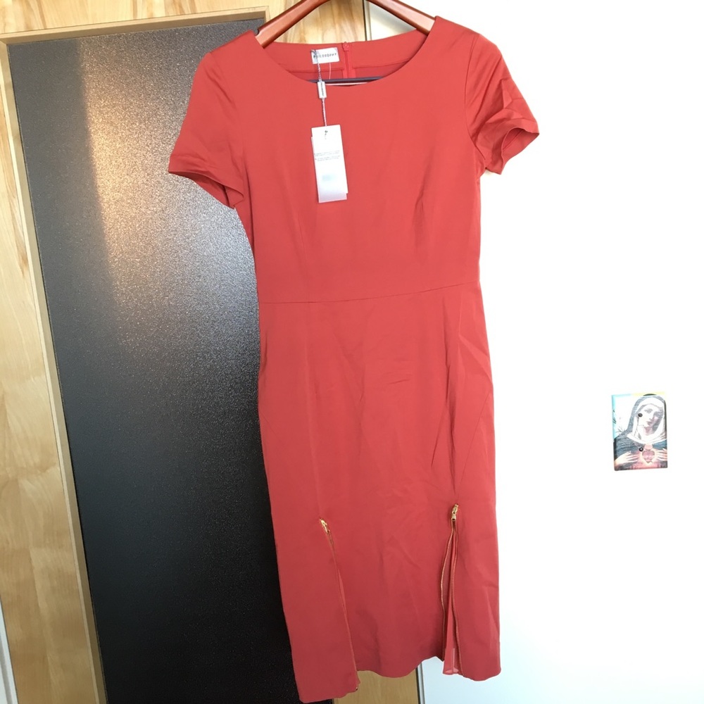 Philosophy Persimmon/Coral Shift Dress NWT